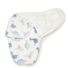 SW112-W: White Dino Coral Swaddle Wrap